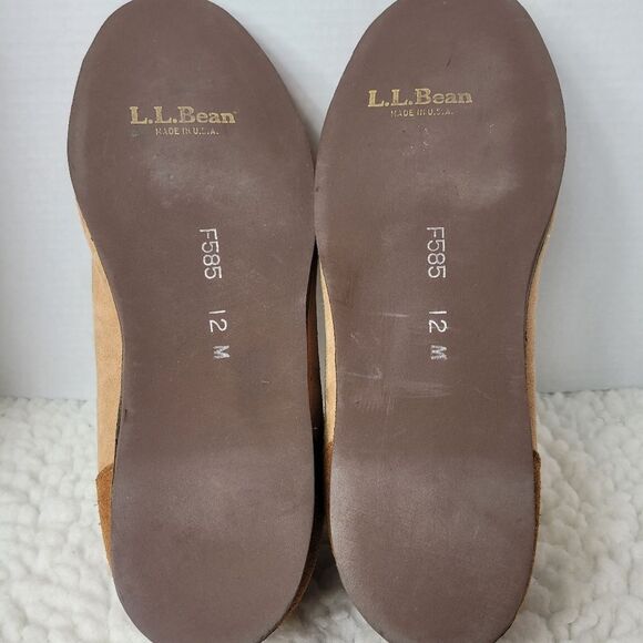 L.L. Bean Wicked Mens Ankle Boots Size 12 Shearling Lined Slipper Shoes Rare - Picture 8 of 8